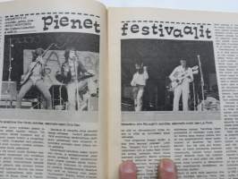 Musa - suomalainen musiikkilehti 1974 nr 9 Kansikuva Hurriganes (mutta lehdessä ei mitään juttua?), Uusi Wigwam, Ruisrock 1974 pilvijuhlat, Kevin Coyne, Eagles, ym.