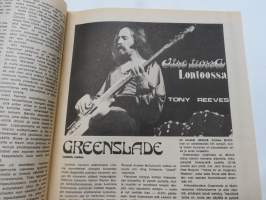 Musa - suomalainen musiikkilehti 1974 nr 9 Kansikuva Hurriganes (mutta lehdessä ei mitään juttua?), Uusi Wigwam, Ruisrock 1974 pilvijuhlat, Kevin Coyne, Eagles, ym.