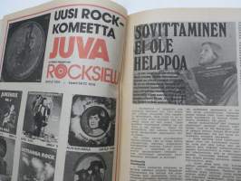 Musa - suomalainen musiikkilehti 1974 nr 9 Kansikuva Hurriganes (mutta lehdessä ei mitään juttua?), Uusi Wigwam, Ruisrock 1974 pilvijuhlat, Kevin Coyne, Eagles, ym.