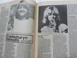 Musa - suomalainen musiikkilehti 1974 nr 9 Kansikuva Hurriganes (mutta lehdessä ei mitään juttua?), Uusi Wigwam, Ruisrock 1974 pilvijuhlat, Kevin Coyne, Eagles, ym.