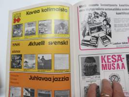 Musa - suomalainen musiikkilehti 1974 nr 8 Kansikuva Ferry &amp; Mackay, Kalevala, Pori-Jazz, Hullu Jussi?, Maggie Bell, ym.