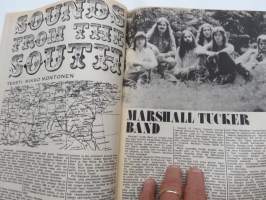 Musa - suomalainen musiikkilehti 1974 nr 6 Kansikuva Rauli "Badding" Somerjoki (ei juttua), Sounds from the South, Man, The Boys juhlii, Nimbus, ym.