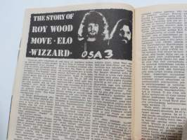 Musa - suomalainen musiikkilehti 1974 nr 3,  Kansikuva Leo Sayer, The Band, Eero Koivistoinen, Aphrodite´s Child, Vanha Isäntä, Roy Wood - ELO, ym.