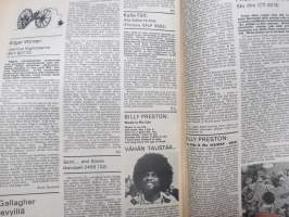 Musa - suomalainen musiikkilehti 1975 nr 9, Stevie Wonder - Rotunsa petturi?, Uranus, Procol Harum, Mikko alatalo, Keith Moon, Colosseum II, Kalevala, ym.
