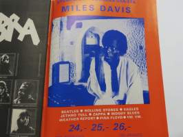 Musa - suomalainen musiikkilehti 1975 nr 9, Stevie Wonder - Rotunsa petturi?, Uranus, Procol Harum, Mikko alatalo, Keith Moon, Colosseum II, Kalevala, ym.