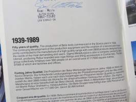 Beta utensili 6/1989 -tool catalogue / työkaluluettelo