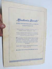 Eteläpohjalaisten Joulu 1947 -joulujulkaisu,  mm. Suurten katovuosien 80-vuotismuisto, Johtaja aukusti Ripsaluoma, Muistoja YlihärmästäSveitsiläisessä työkasvatus..