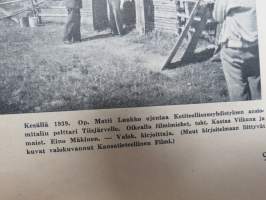 Eteläpohjalaisten Joulu 1943 -joululujulkaisu, mm. Maakuntapuukko -mainos, Kunnallisneuvos Mikko Ilppo, Parantaja "Ojutkankaan Ukko" Juho Mäenpää, Nurmon Pelttarit
