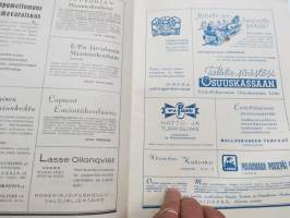 Eteläpohjalaisten Joulu 1943 -joululujulkaisu, mm. Maakuntapuukko -mainos, Kunnallisneuvos Mikko Ilppo, Parantaja "Ojutkankaan Ukko" Juho Mäenpää, Nurmon Pelttarit