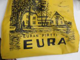 Euran Pirtti - Eura -kassi, arviolta 70-lukuinen "mainoskassi", ollut käytössä