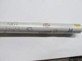 Sandudd "Design Otto" Muumitapetti -käyttämätön rulla, 2262-1 Moomin wallpaper unopened roll, 10,5 m x 0,5 m