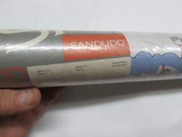 Sandudd "Design Otto" Muumitapetti -käyttämätön rulla, 2262-1 Moomin wallpaper unopened roll, 10,5 m x 0,5 m