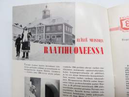 AEB Jouluna 1955 - Aug. Eklöf Osakeyhtiön lehti, Kauha kourassaAxel Lindfors - Järnböle, Laura &amp; Oswald Nyberg - Inez forsblom, Lahan kartano Pornainen, Hattulan