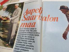 Viikko-Sanomat 1973 nr 21, Kansikuva ja artikkeli - Monza vei Jarnon, Aapeli Saarisalo, Vappu Neuvostoliitossa, Ritva Valkama, Siirtlaislapsen kova koulu, ym.