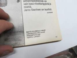 Viikko-Sanomat 1973 nr 21, Kansikuva ja artikkeli - Monza vei Jarnon, Aapeli Saarisalo, Vappu Neuvostoliitossa, Ritva Valkama, Siirtlaislapsen kova koulu, ym.