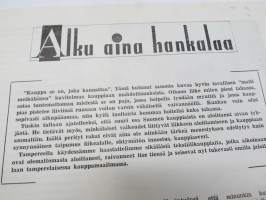 Tikals 1956 nr 1 -kangas- / asustevalmistajan opastava julkaisu alan vähittäiskauppaa varten