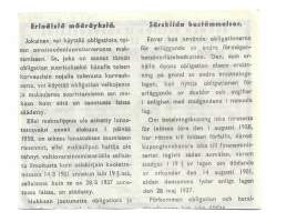Suomen valtion  II  korvauslaina 10 000 markkaa 1944