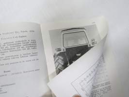 David Brown 996 Dieseltraktori Vakola pikakoetus 1975