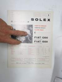Solex C. 34 PAIA-2 Fiat 1300, 1500 June 1967 Vergaser - carburettor parts, maintenance etc.