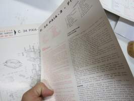 Solex C. 34 PAIA-3 Fiat 125 July 1967 Vergaser - carburettor parts, maintenance etc.