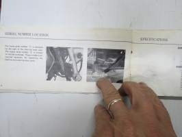 Suzuki GT125 Owner´s Manual -käyttöohjekirja