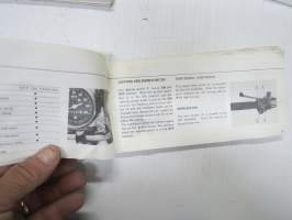 Suzuki GT125 Owner´s Manual -käyttöohjekirja