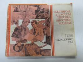 Ford Thunderbird XR-7 1980 Electrical &amp; Vacuum Troubleshooting Manual