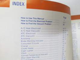 Ford Thunderbird XR-7 1980 Electrical &amp; Vacuum Troubleshooting Manual