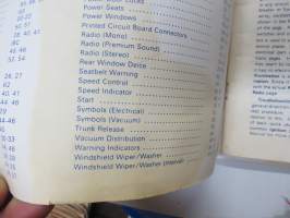 Ford Thunderbird XR-7 1980 Electrical &amp; Vacuum Troubleshooting Manual