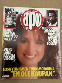 Apu 1985 nr 13, Eddie Murphy, Elisa Yliniemi, Vesa-Matti Loiri
