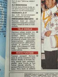 Apu 1992 nr 3, Arto Melleri ja Nadja Pyykkö, Mikko Kivinen, Toni Nieminen - ihailijakuva, Tom of Finland