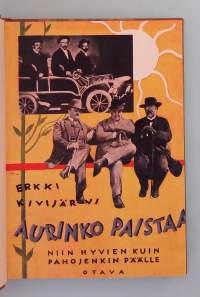 Aurinko paistaa niin hyvien kuin pahojenkin päälle.  ( Ajankuvauss. 30-luku, yhteiskunnalliset romaanit)