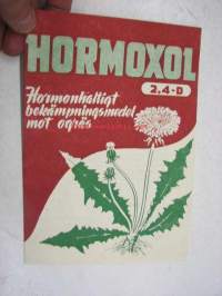 Hormoxol mot ogräs -kasvimyrkky, myyntiesite