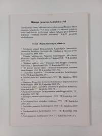 Hattulan, Hämeenlinnan, Janakkalan, Lammin, Oriveden, Pälkäneen, Tyrvännön ja Vanajan punaisten henkilötappiot 1918 (signeerattu, tekijän omiste)