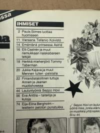 Jaana 1983 nr 9, Paula Siimes, Kari Väänänen, Tommy Tabermann, uudistu Jaanan kanssa Martina Kallionalusta, Eva Anttila, Eija-Elina Bergholm