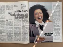 Jaana 1983 nr 12, Irina Milan, Jane Erkko, Lenita Airisto, miesten muoti, Tuija-Maija Niskanen, Parhaiten pukeutuneet - Riitta Luhtanen, Monacon kevätjuhlissa