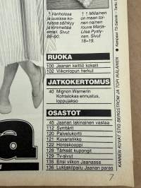 Jaana 1983 nr 15, Jessica Lang, Anne Pohtamo, Satu Tiivola, Parhaiten puleutuneet - Hely Törnqvist, juustot, Matikaisten talo Espoossa, Brigitte Bardot