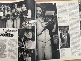 Jaana 1983 nr 17, Marita Pekkala, Euroviisut, Kirsti Ortola, Parhaiten pukeutuneet - Kristina Horn, Liisa Kulhia, Pellavassa on tyyliä, Myt mennään Japaniin