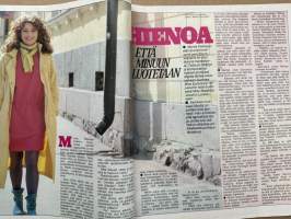 Jaana 1983 nr 17, Marita Pekkala, Euroviisut, Kirsti Ortola, Parhaiten pukeutuneet - Kristina Horn, Liisa Kulhia, Pellavassa on tyyliä, Myt mennään Japaniin
