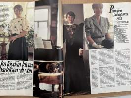 Jaana 1983 nr 17, Marita Pekkala, Euroviisut, Kirsti Ortola, Parhaiten pukeutuneet - Kristina Horn, Liisa Kulhia, Pellavassa on tyyliä, Myt mennään Japaniin