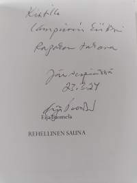 Rehellinen sauna (signeerattu, tekijän omiste)