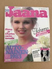 Jaana 1983 nr 20, Lill-Babs, Johanna Raunio-Hakkarainen, Työtä ja jännitystä ilmassa, noin seitsemän sisarusta ja lentopallo