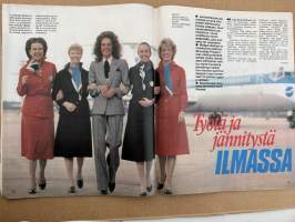 Jaana 1983 nr 20, Lill-Babs, Johanna Raunio-Hakkarainen, Työtä ja jännitystä ilmassa, noin seitsemän sisarusta ja lentopallo