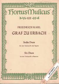 Sechs Duos für zwei Violoncelli oder Fagotte