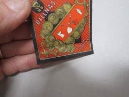 Billnäs -etiketti / label