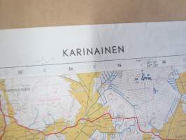 Karinainen peruskartta 1:20 000 1963