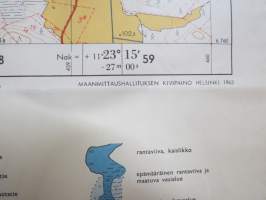 Majanoja peruskartta 1:20 000 1963