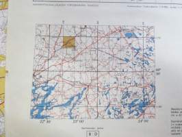 Kyrö peruskartta 1:20 000 1963