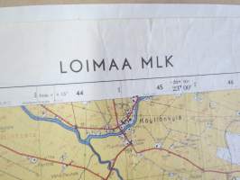 Loimaa mlk peruskartta 1:20 000 1963