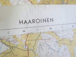 Haaroinen peruskartta 1:20 000 1962